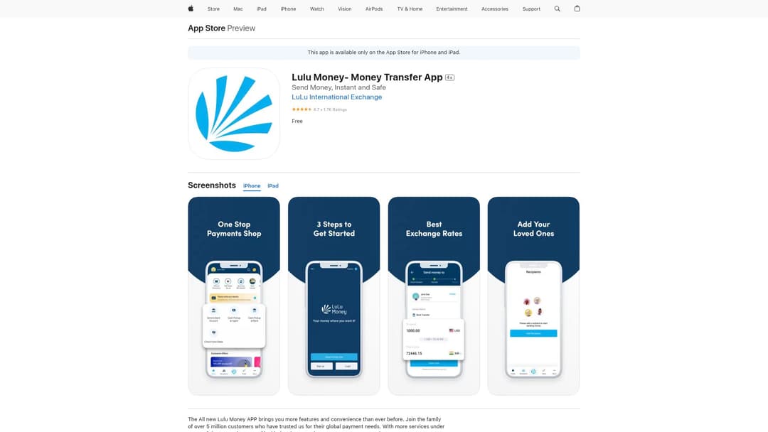 Lulu Money- Money Transfer App