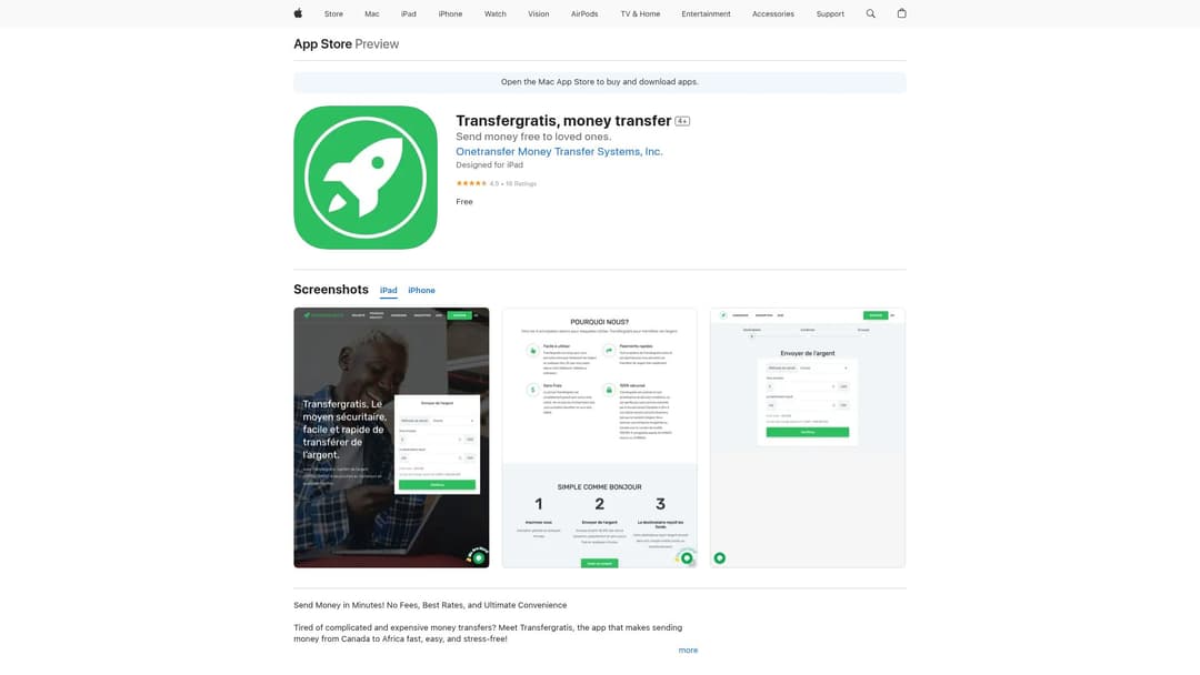 Transfergratis