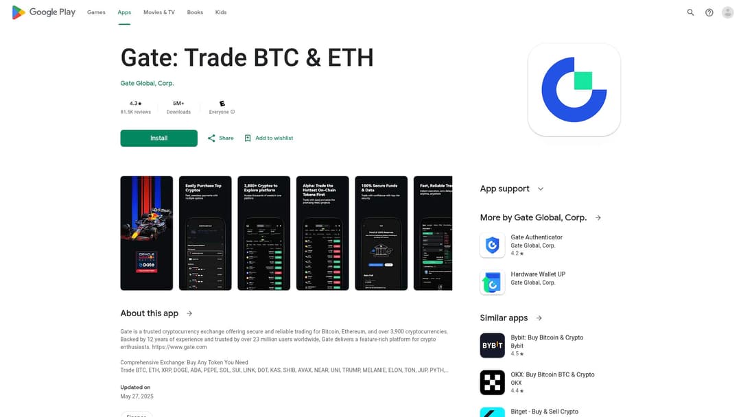 Gate: تداول BTC وكريبتو