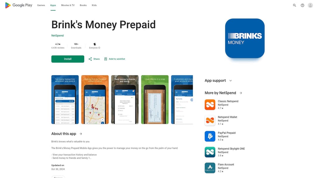 Brink's Money Prepaid