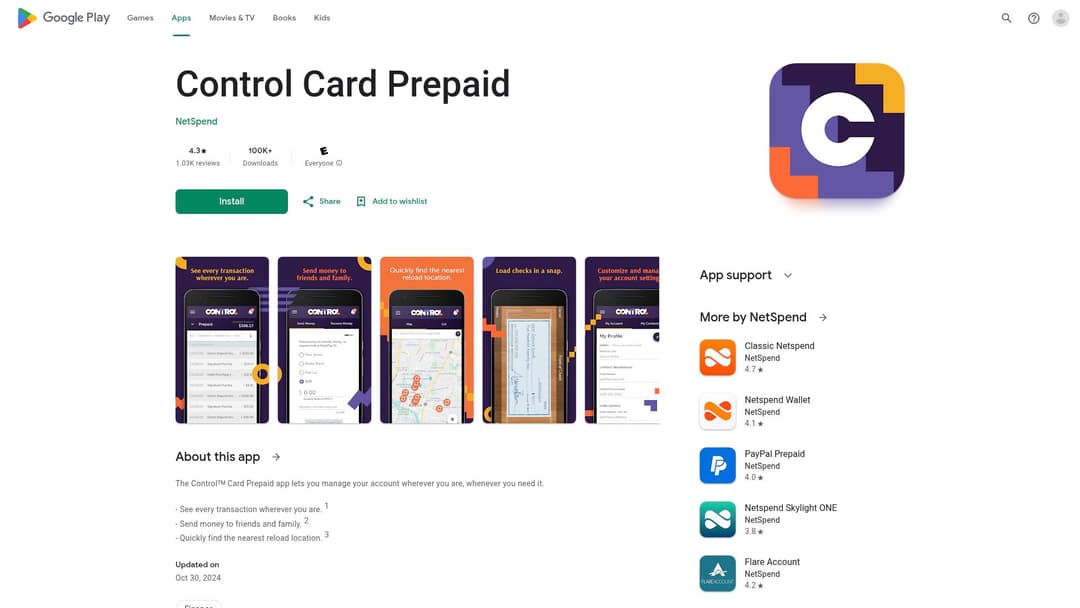 Control Card Prepaid