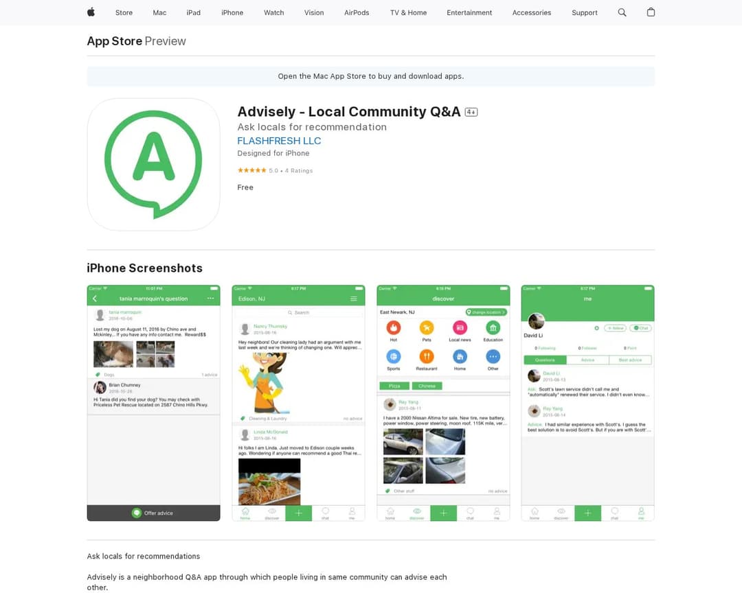 Advisely - Local Community Q&A