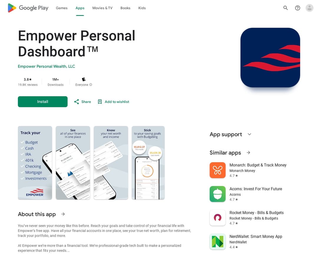 Empower Personal Dashboard™