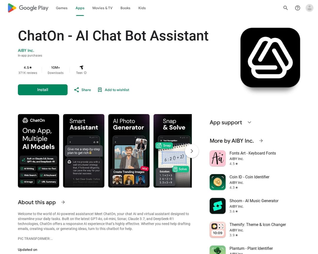 ChatOn - AI Chat Bot Assistant