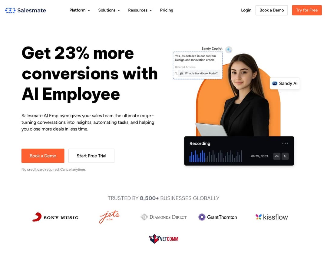 Salesmate AI Employee