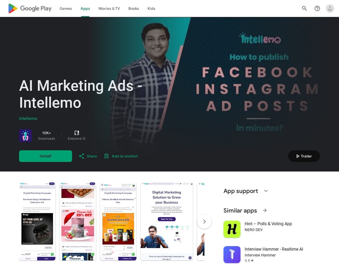 AI Marketing Ads - Intellemo