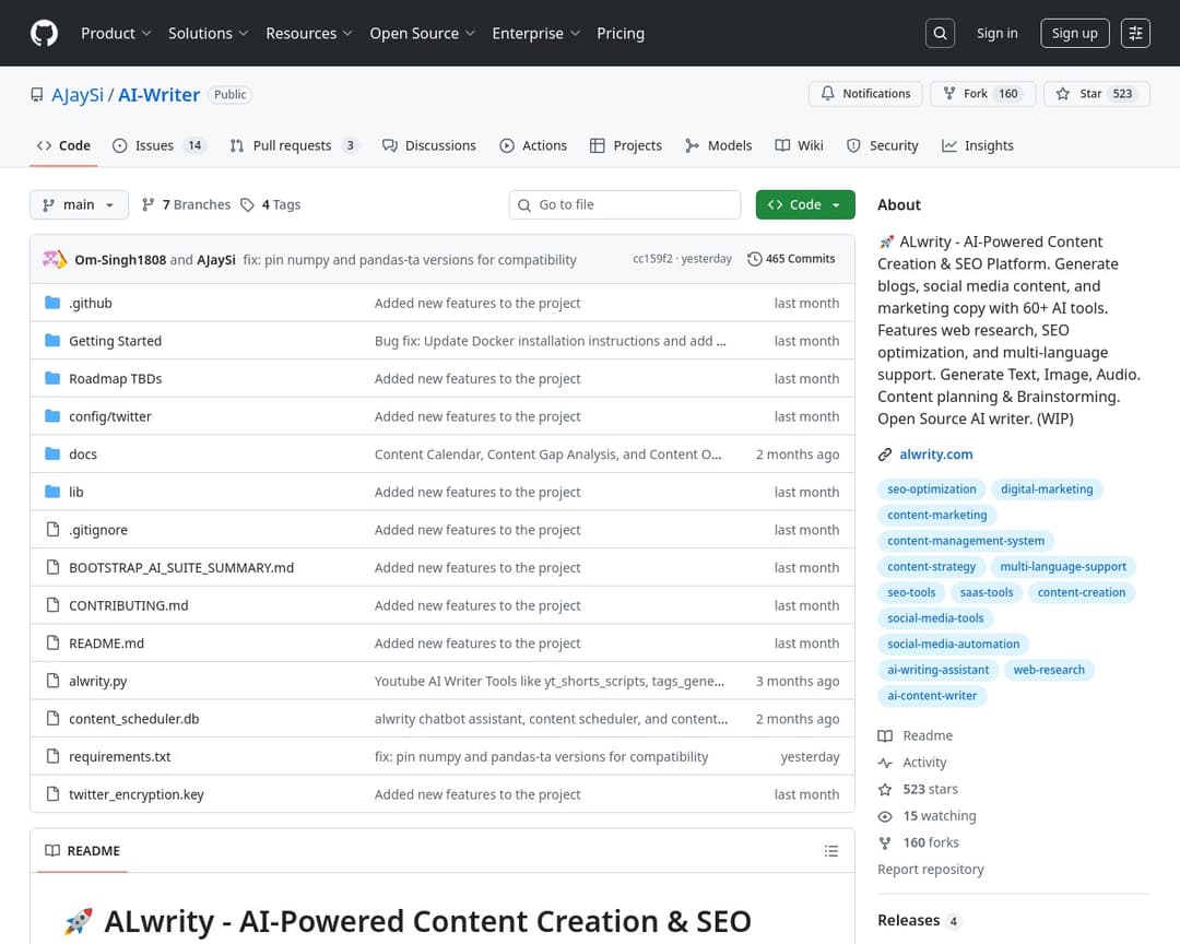 ALwrity (AJaySi/AI-Writer)