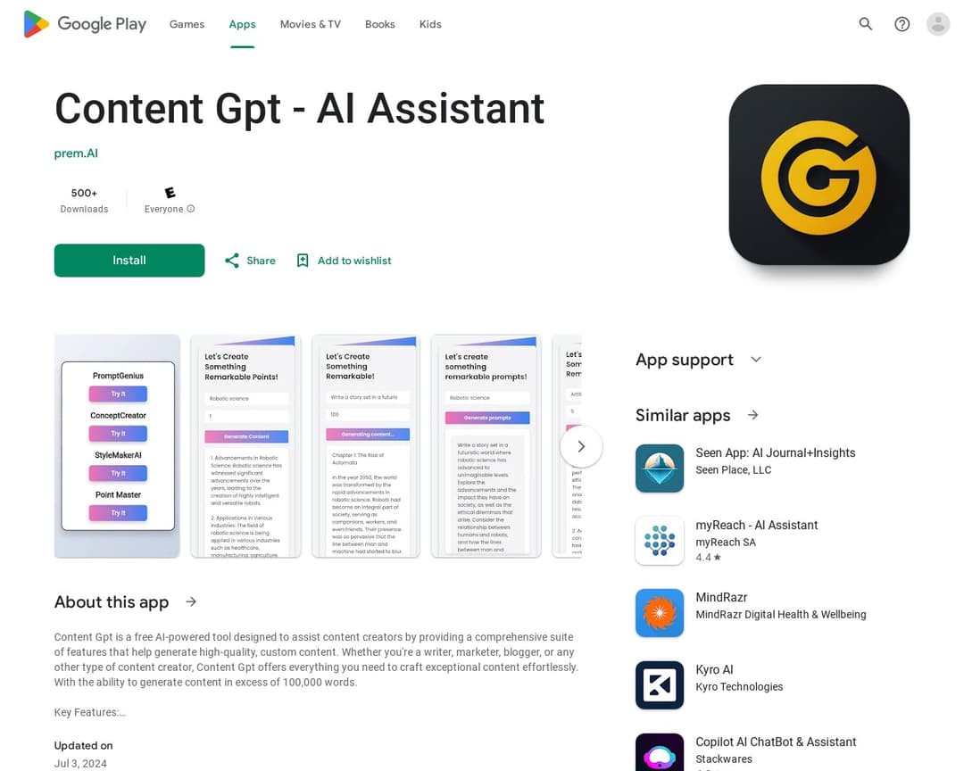 Content Gpt - AI Assistant