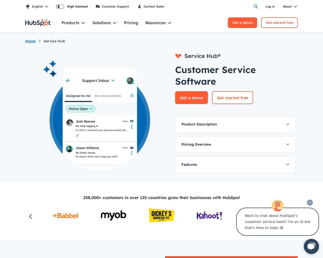 HubSpot Service Hub