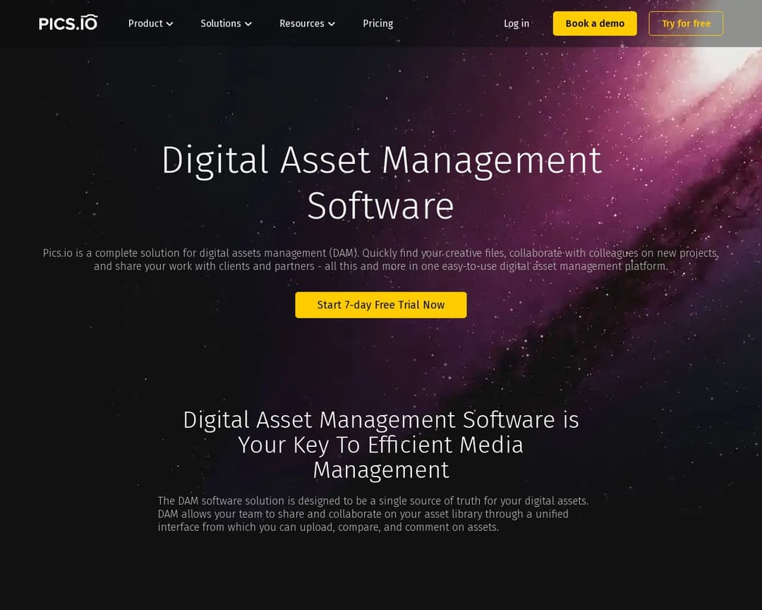 Pics.io DAM Solution