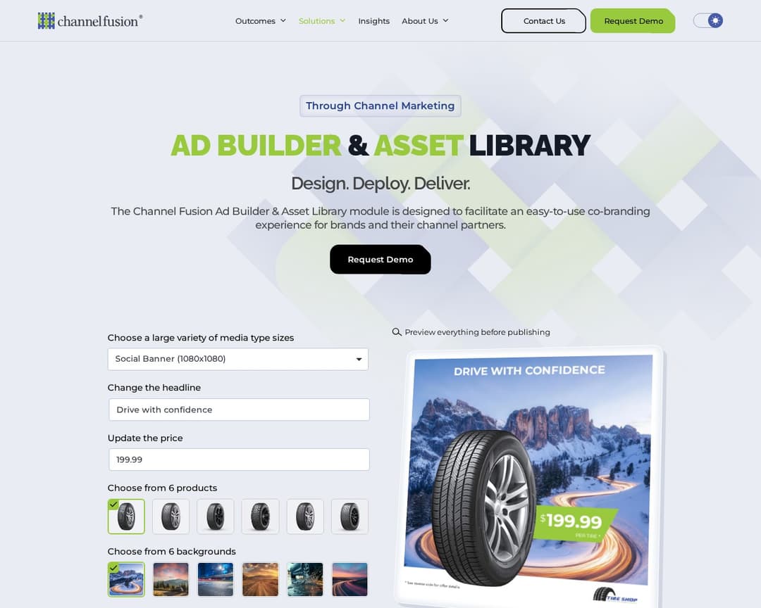 Ad Builder & Asset Library
