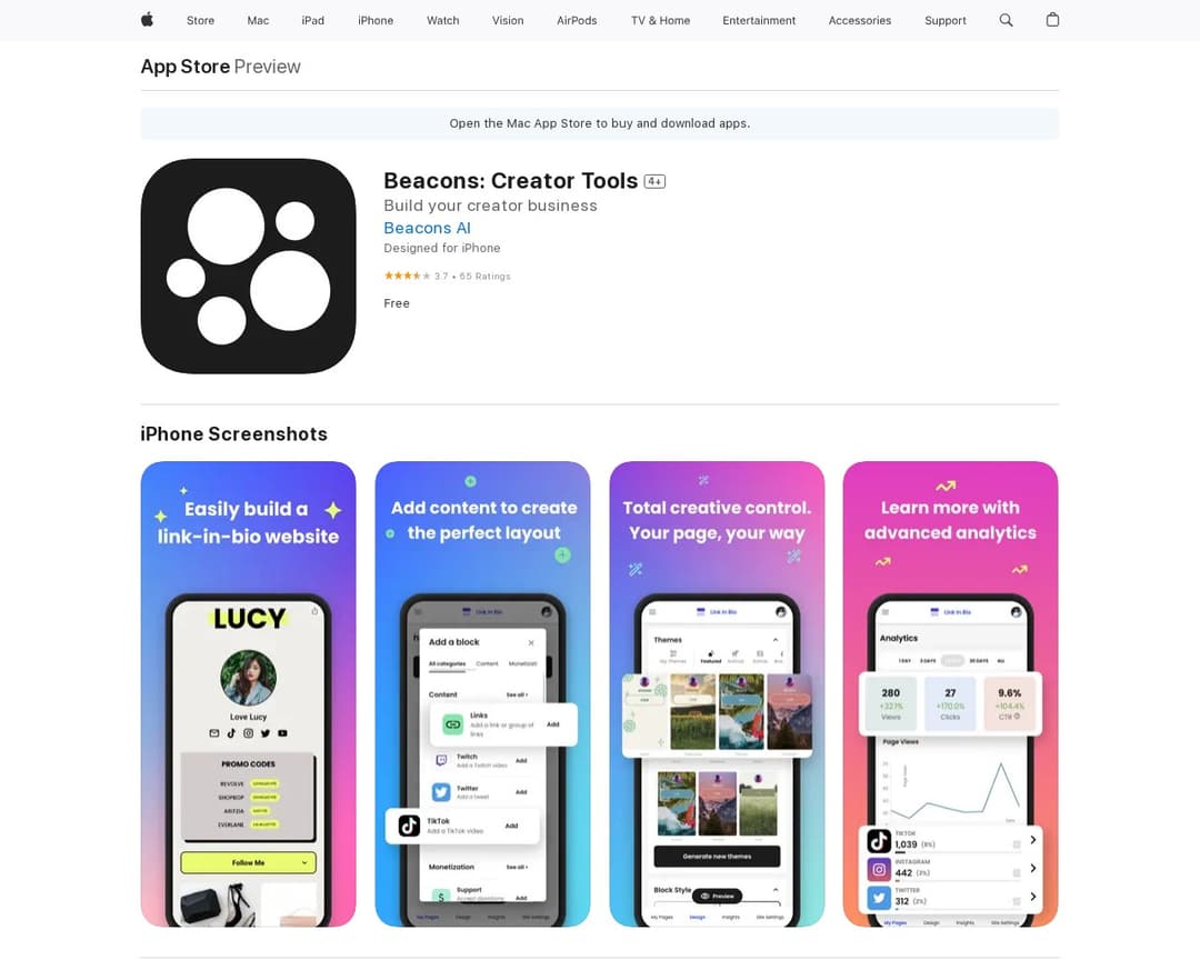 Beacons: Creator Tools