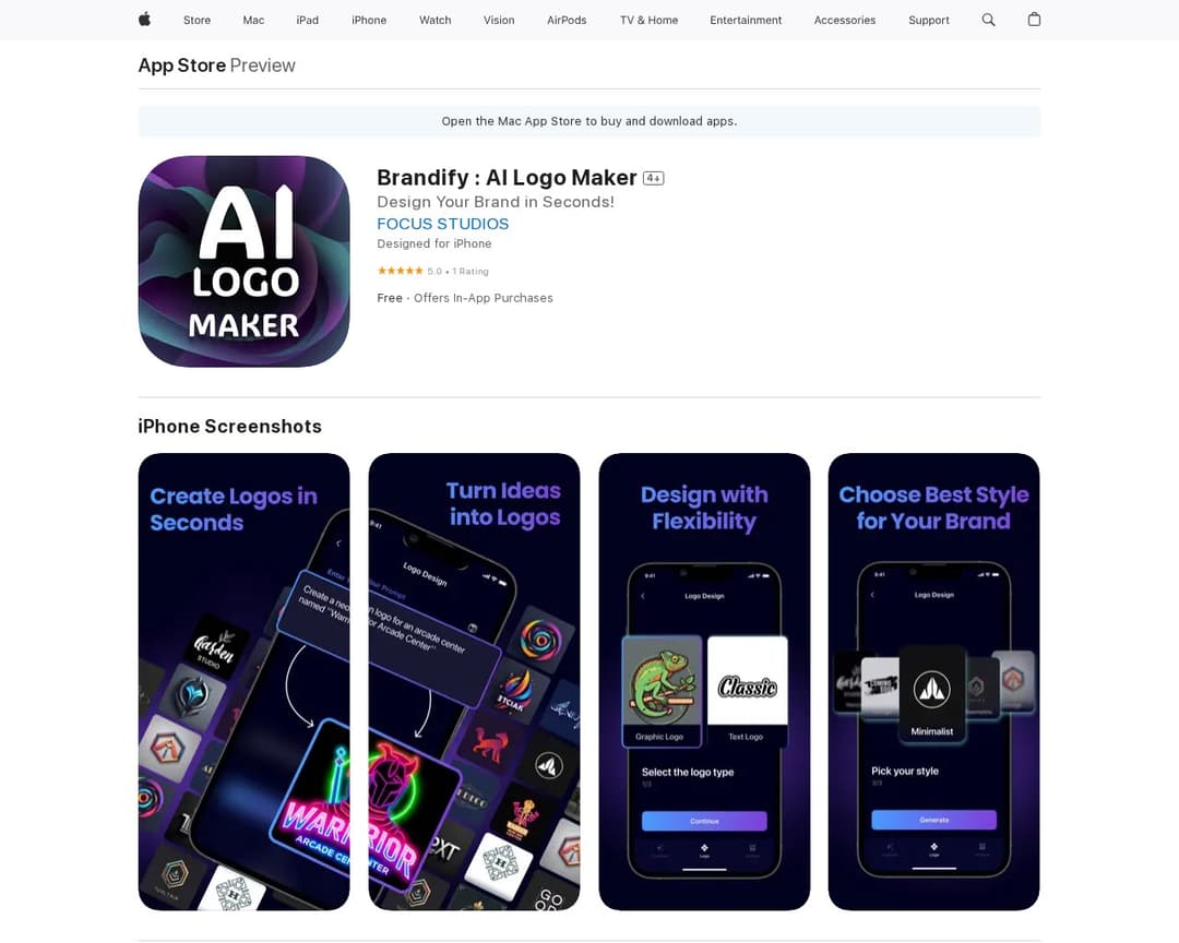 Brandify : AI Logo Maker