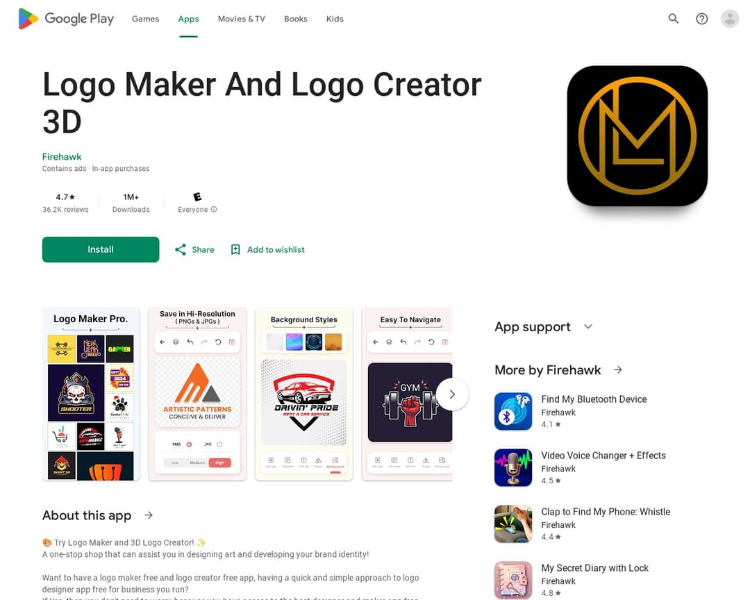 Logo Maker And Logo Creator 3D