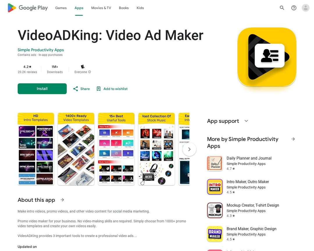 VideoADKing: Video Ad Maker
