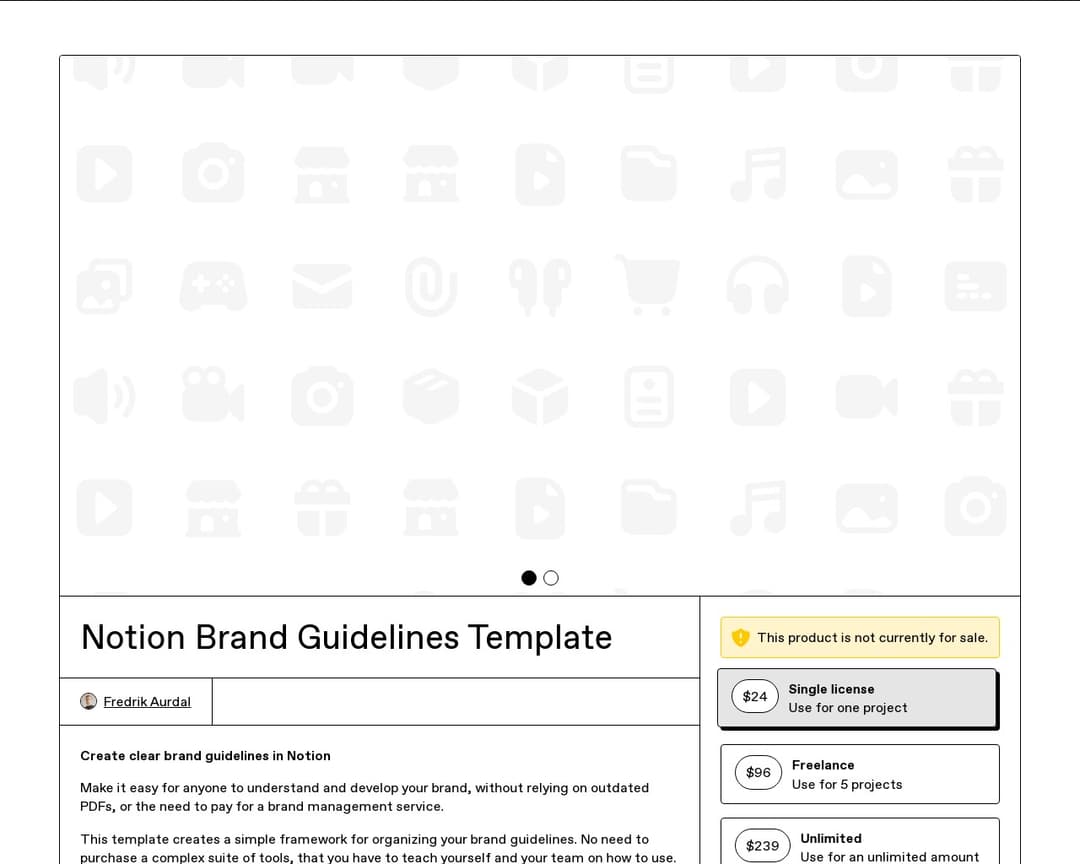 Notion Brand Guidelines Template