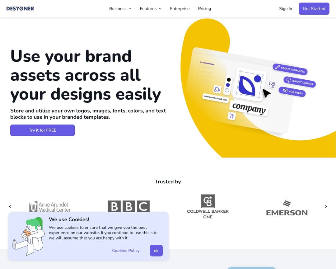 Desygner (Brand Kit feature)