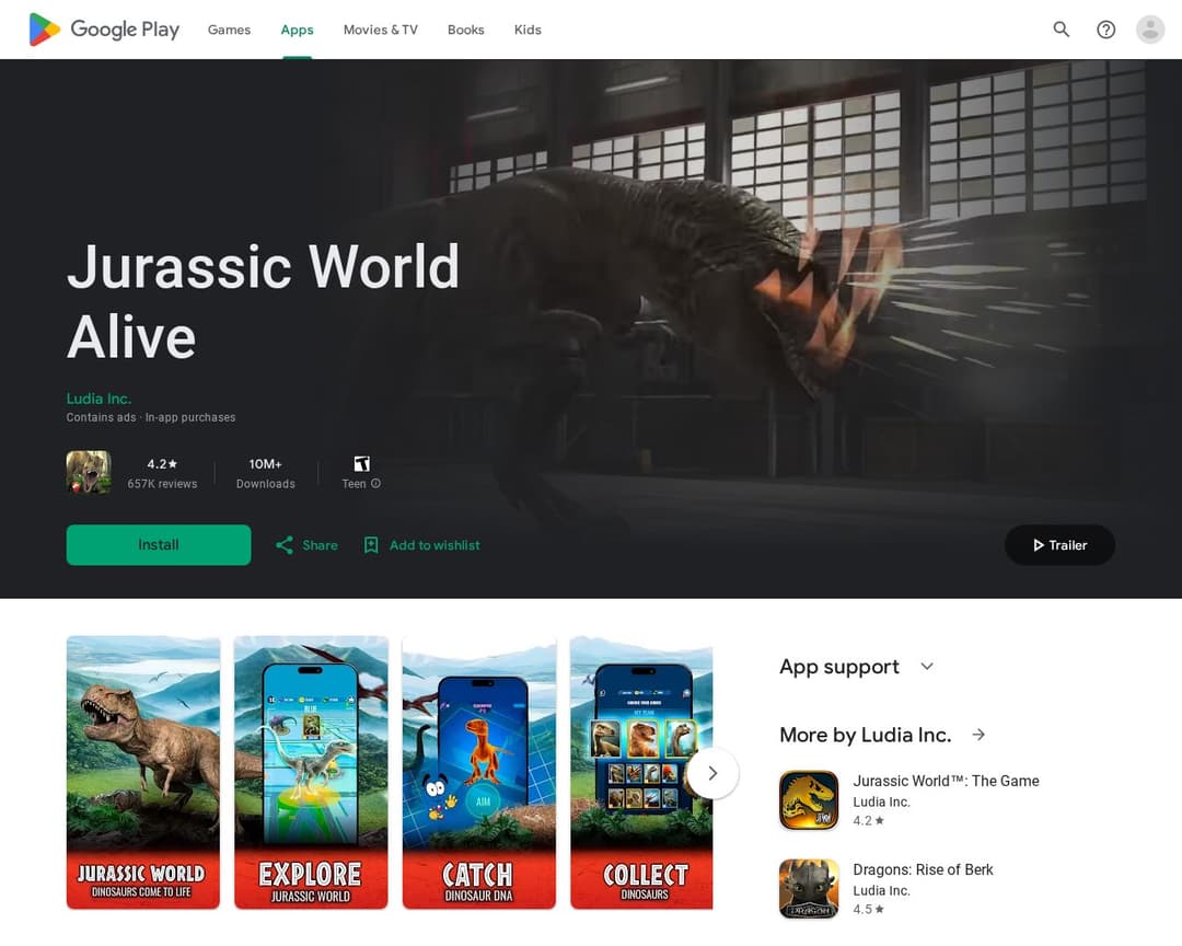 Jurassic World Alive