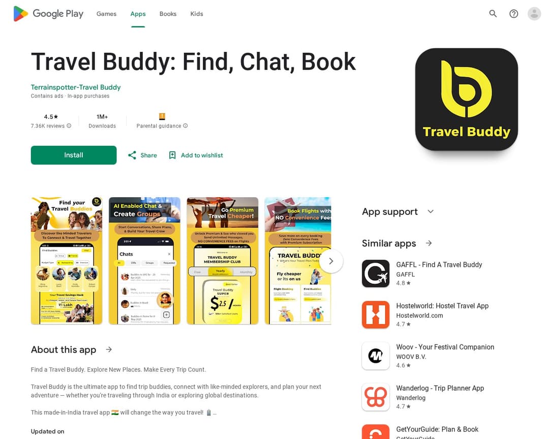 Travel Buddy: Find, Chat, Book