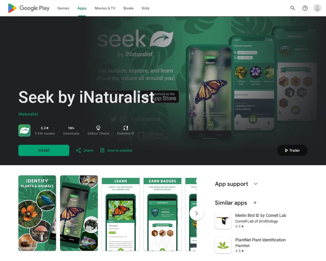 Seek by iNaturalist