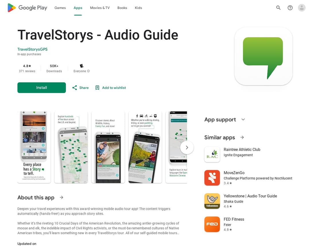 TravelStorys - Audio Guide