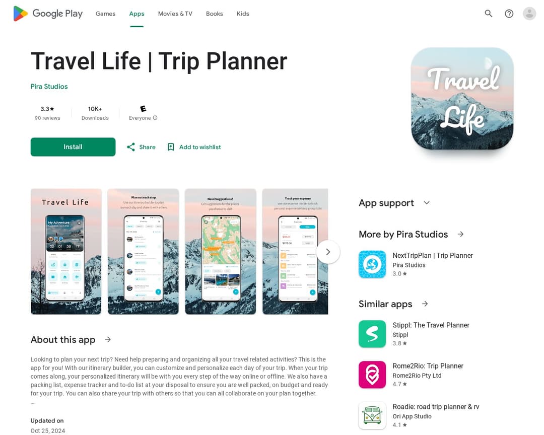 Travel Life | Trip Planner