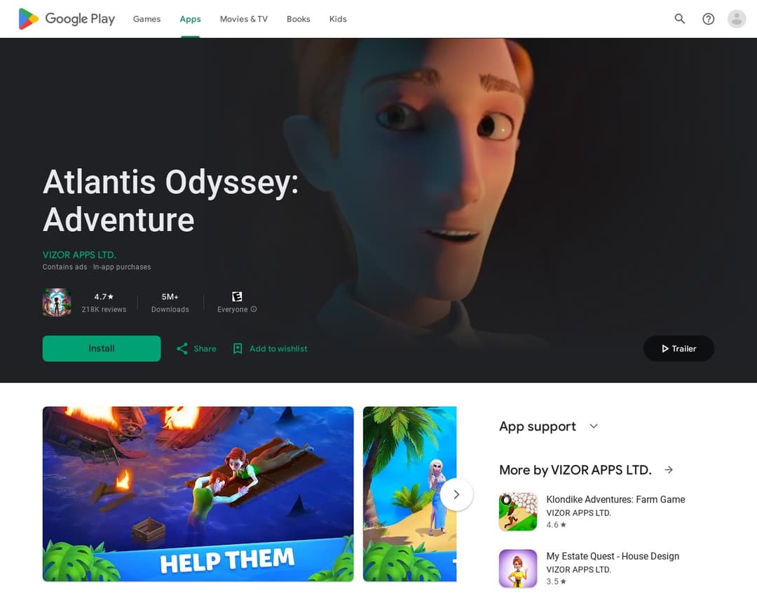 Atlantis Odyssey: Đdventure