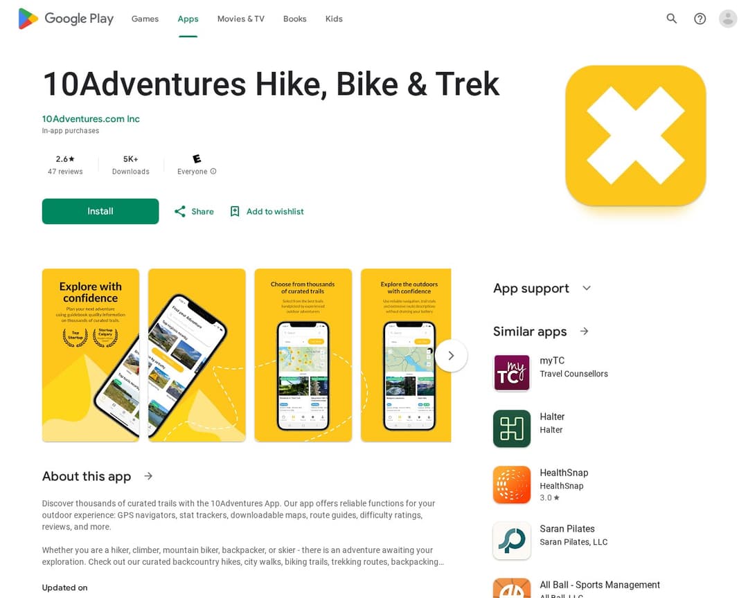 10Adventures Hike, Bike & Trek