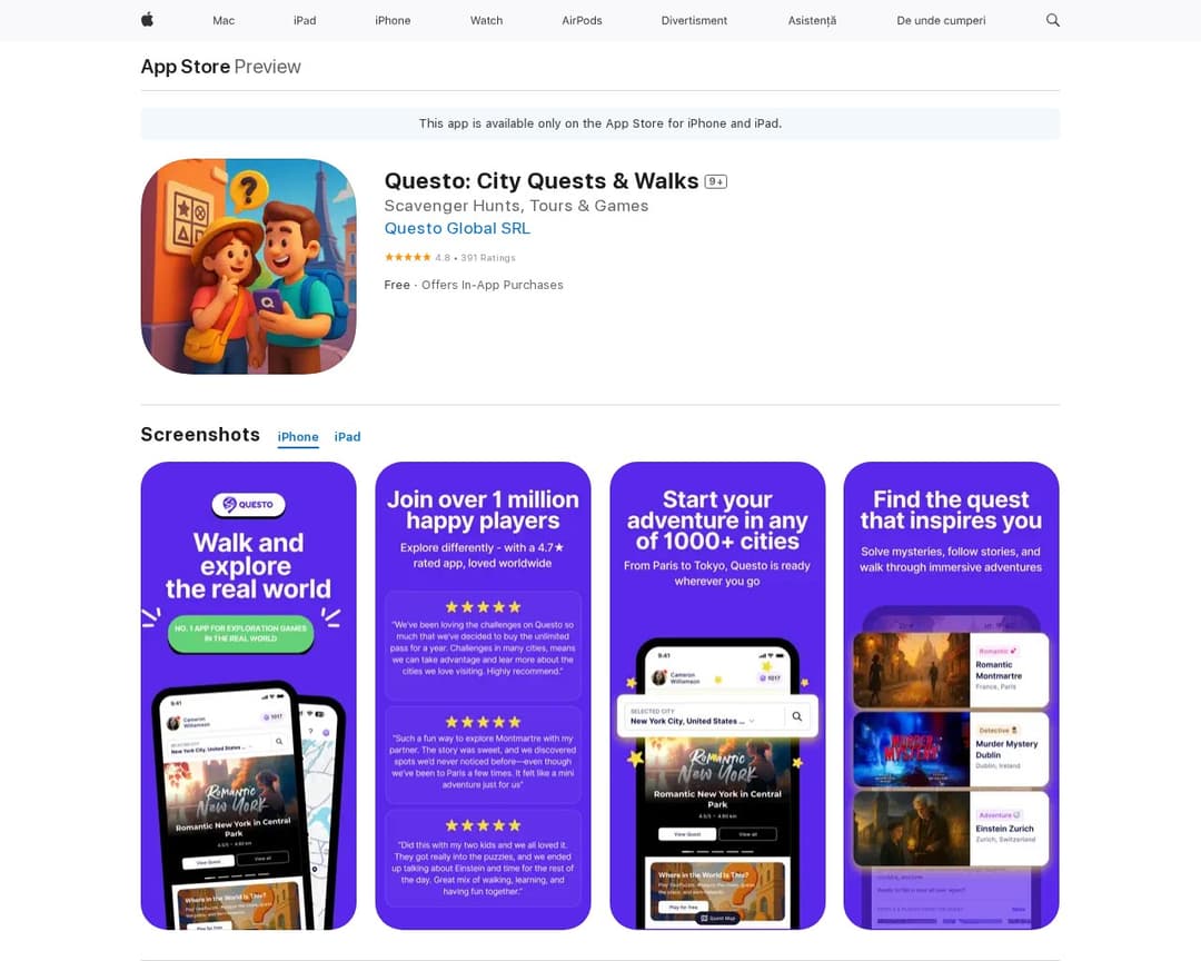 Questo: City Quest & Puzzles