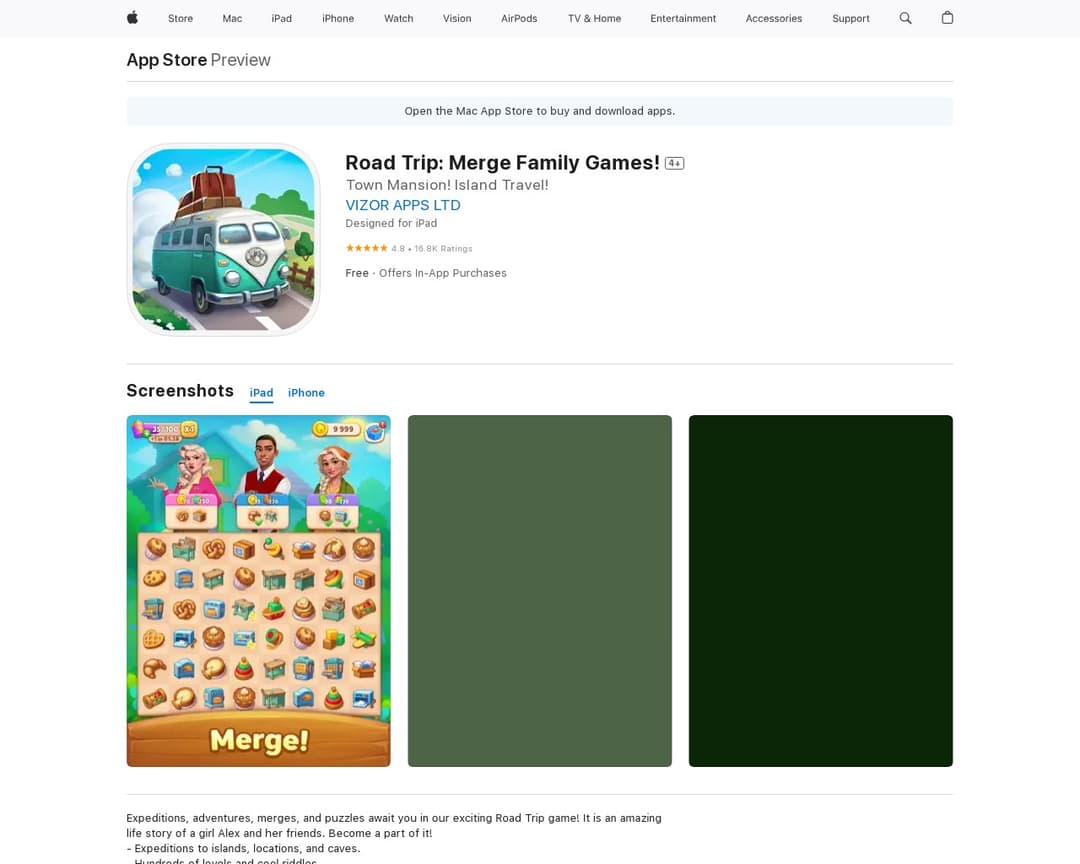 Road Trip: Merge Family Games!