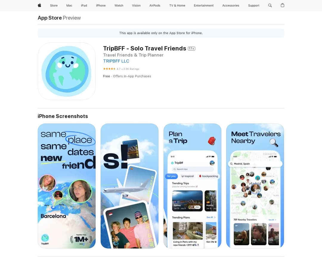 TripBFF - Solo Travel Friends