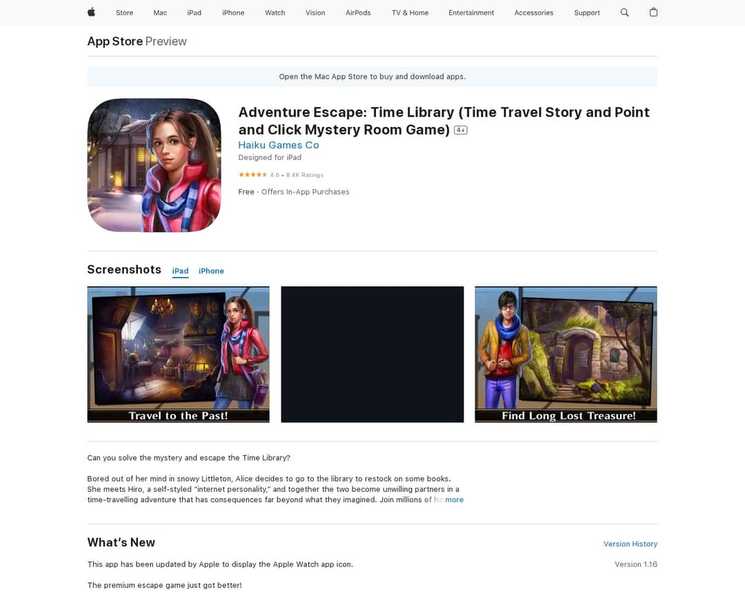 Adventure Escape: Time Library