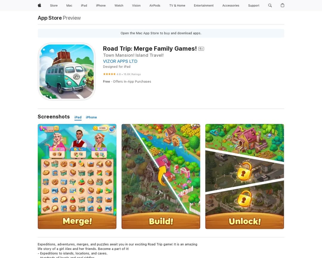 Road Trip: Merge Family Games!