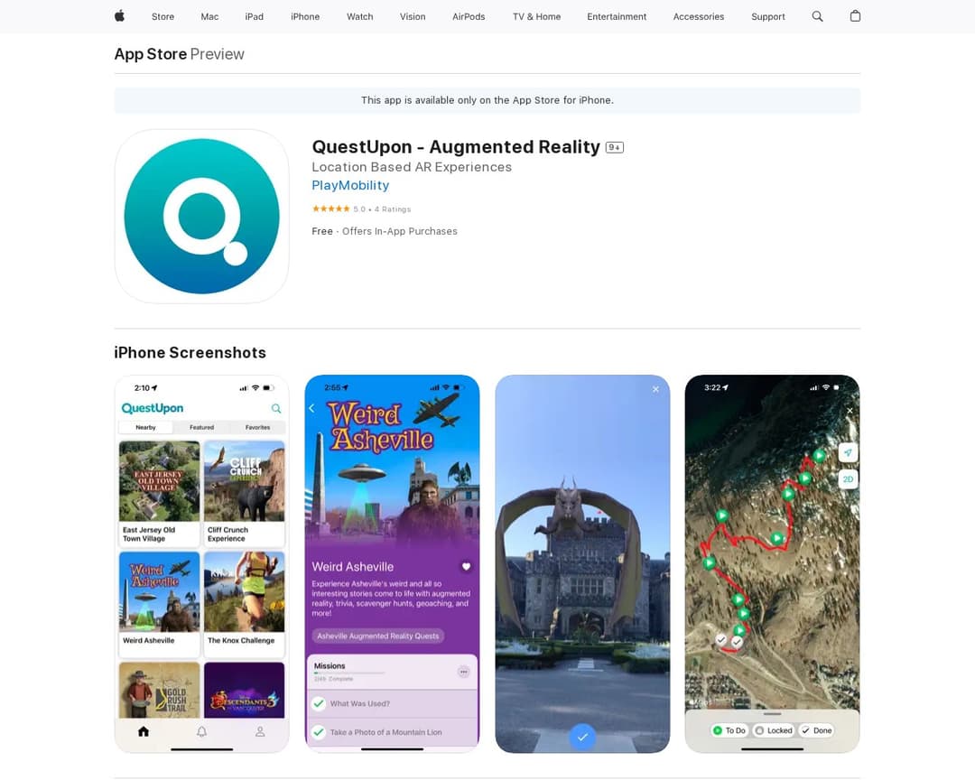 QuestUpon - Augmented Reality