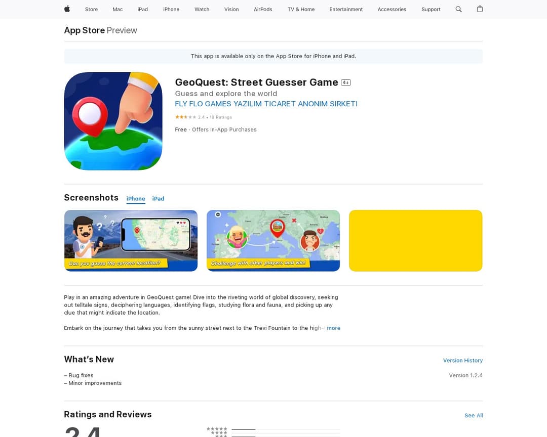 GeoQuest: Street Guesser Game