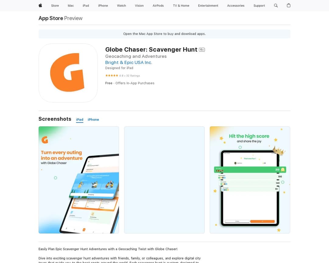 Globe Chaser: Scavenger Hunt