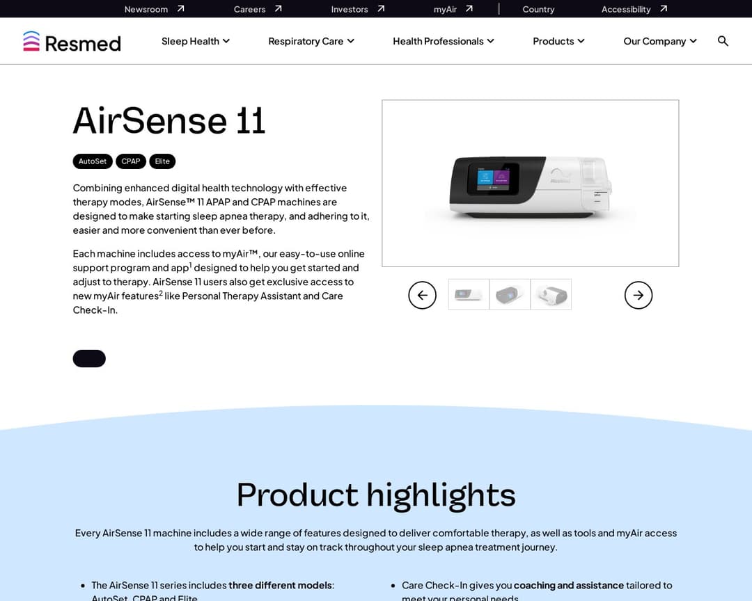 AirSense 11 (ResMed)