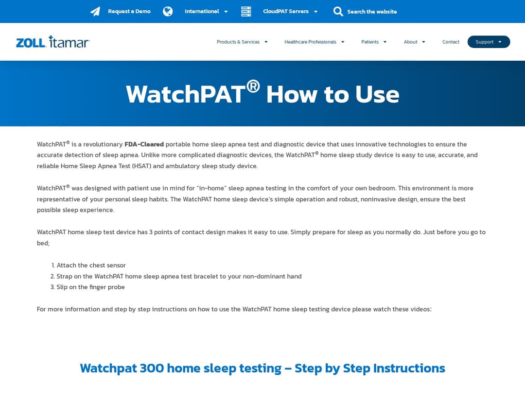 Itamar Medical (WatchPAT)