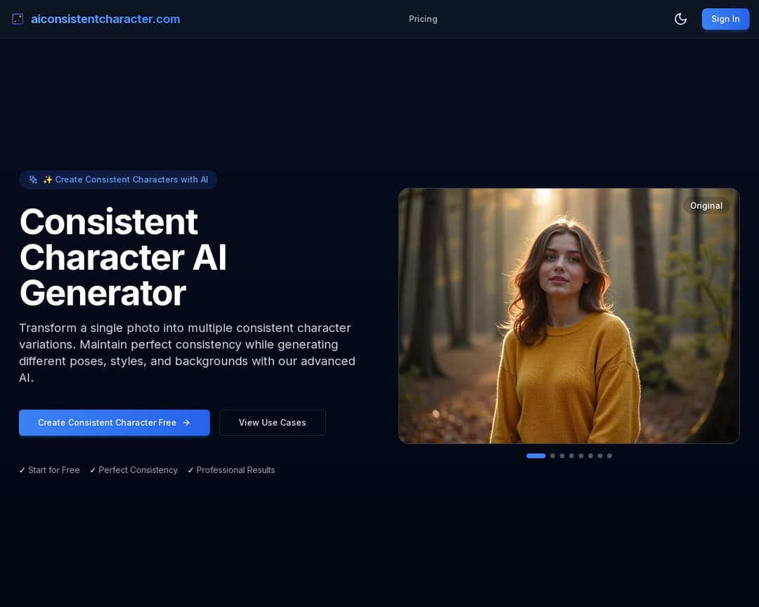 AI Consistent Character Generator