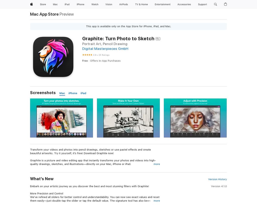 Graphite: Turn Photo to Sketch