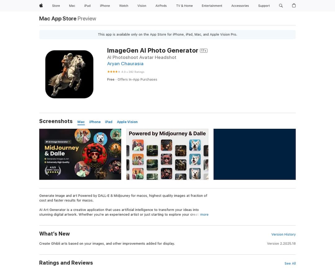 ImageGen AI Photo Generator