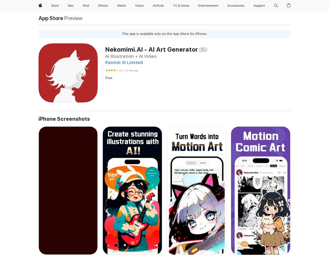 Nekomimi.AI - AI Art Generator