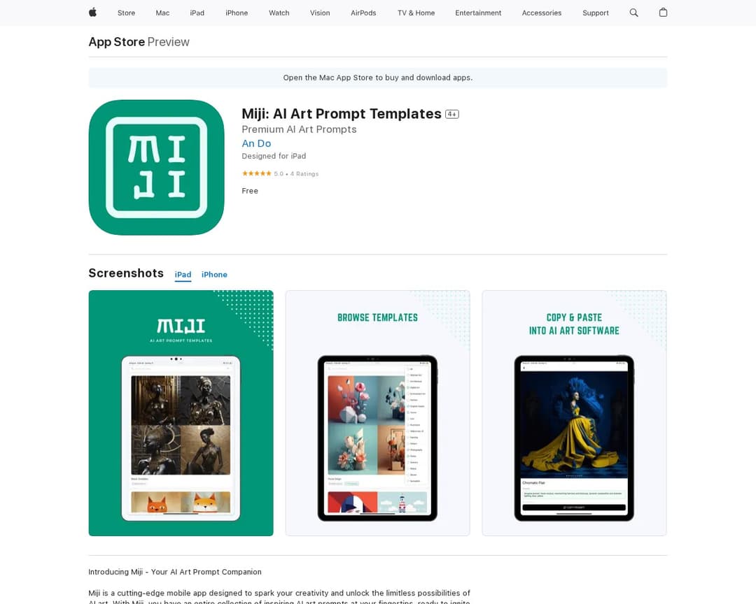 Miji: AI Art Prompt Templates