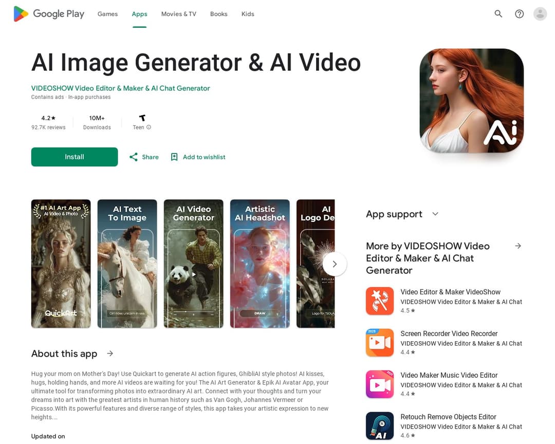 AI Image Generator & AI Video