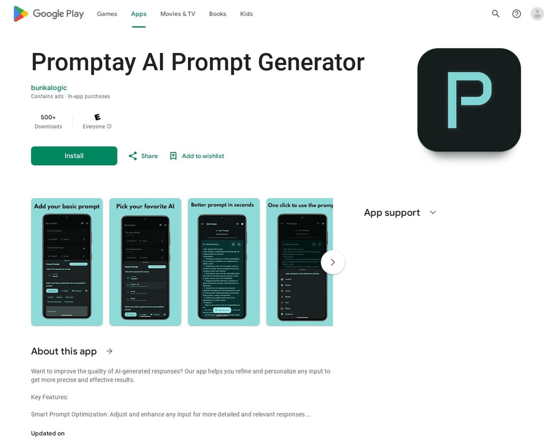 Promptay AI Prompt Generator