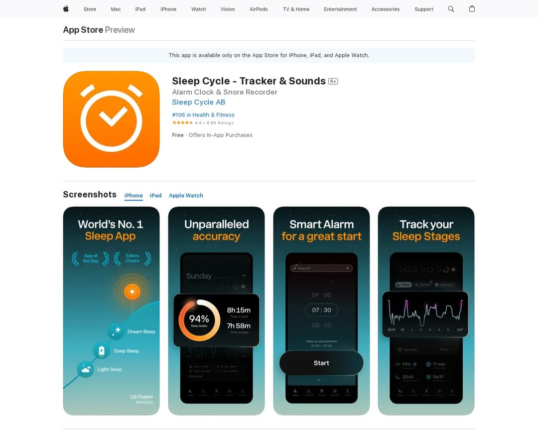 Sleep Cycle - Tracker & Sounds