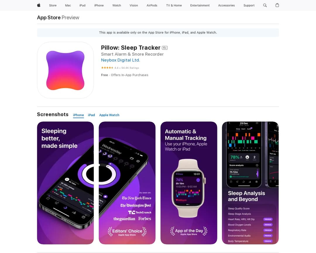 Pillow: Sleep Tracker