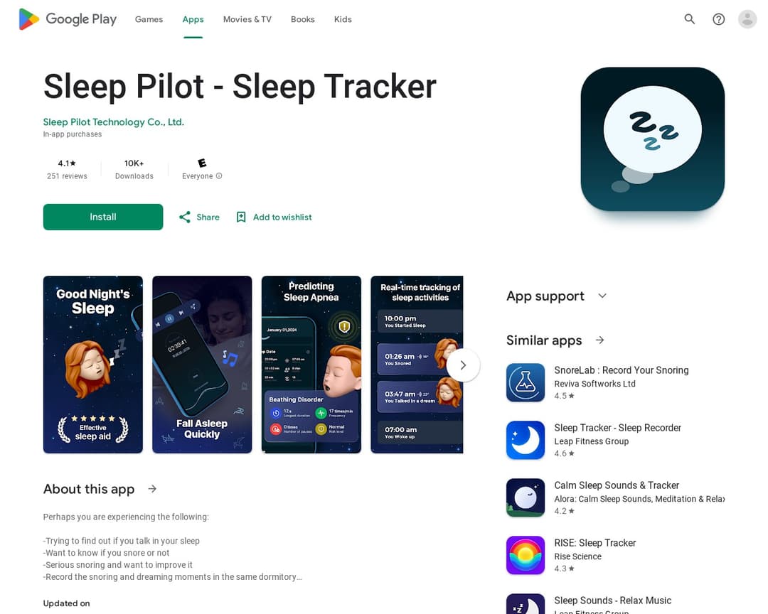 Sleep Pilot - Sleep Tracker