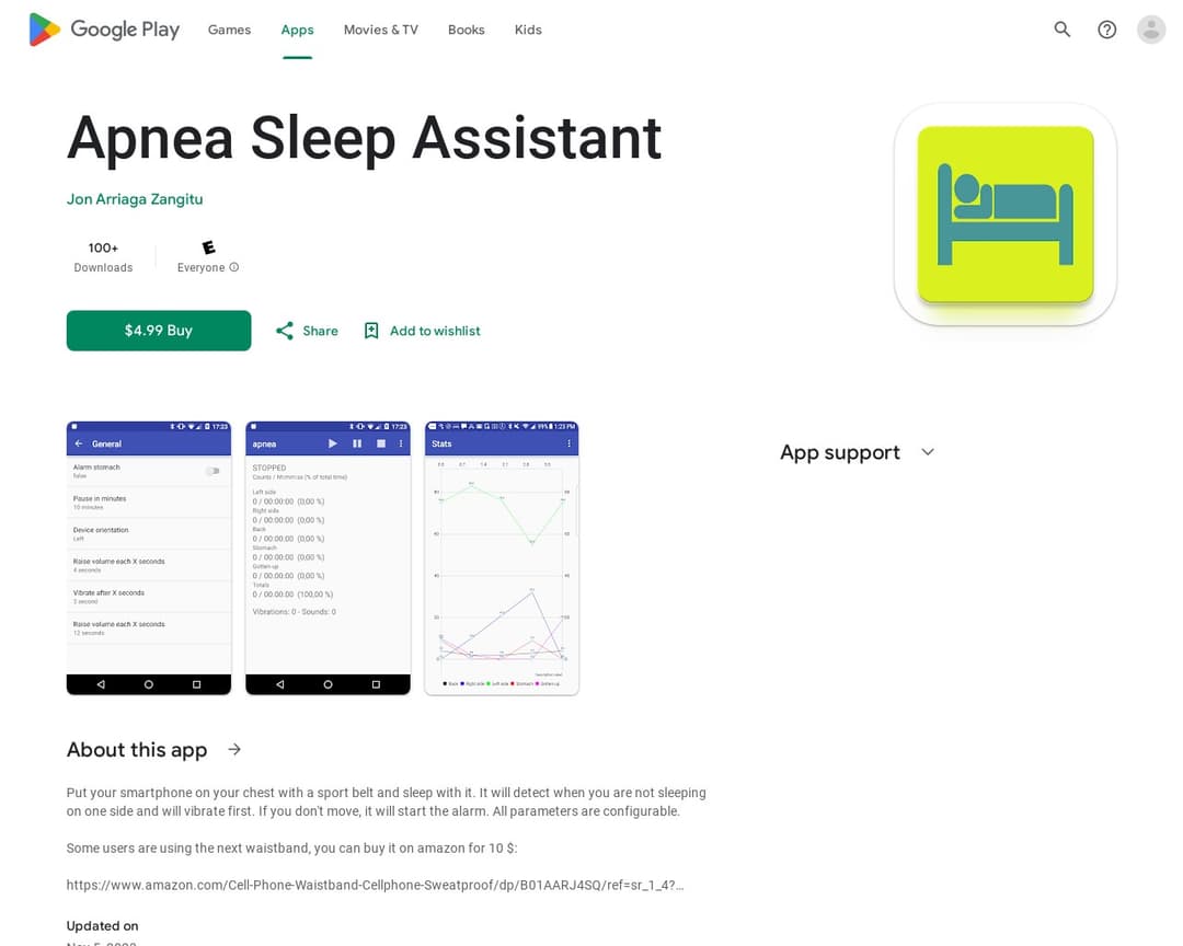 Apnea Sleep Assistant