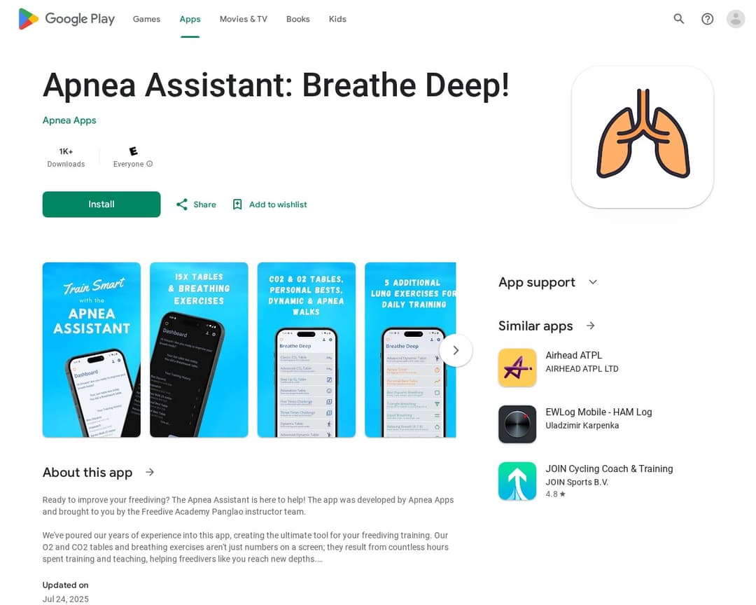 Apnea Assistant: Breathe Deep!